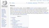 Planeta (z řeckého ????????, planétés – „tulák“) nebo oběžnice ve Sluneční soustavě je (dle definice IAU) takové těleso, které obíhá kolem Slunce, má dostatečnou hmotnost, aby ji její gravitační síly zformovaly do přibližně kulového tvaru ... Planeta (z řeckého ????????, planétés – „tulák“) nebo oběžnice ve Sluneční soustavě je (dle definice IAU) takové těleso, které obíhá kolem Slunce, má dostatečnou hmotnost, aby ji její gravitační síly zformovaly do přibližně kulového tvaru ...